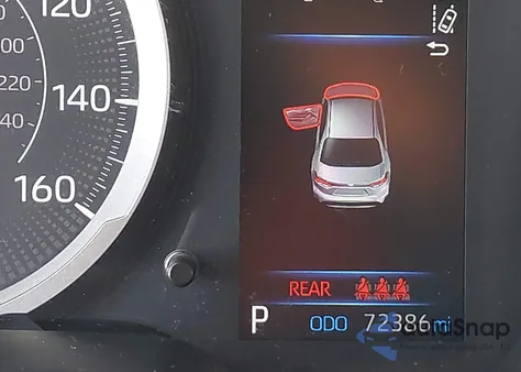 2021 Toyota Corolla Le из США, поврежденный, VIN 5YFEPMAE7MP204275